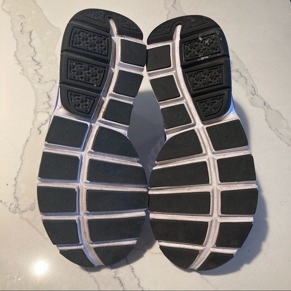 NIKE Sz 8 Sock Dart Sneakers Electric Blue Pull On Sneakers  NWOT - Picture 12 of 13